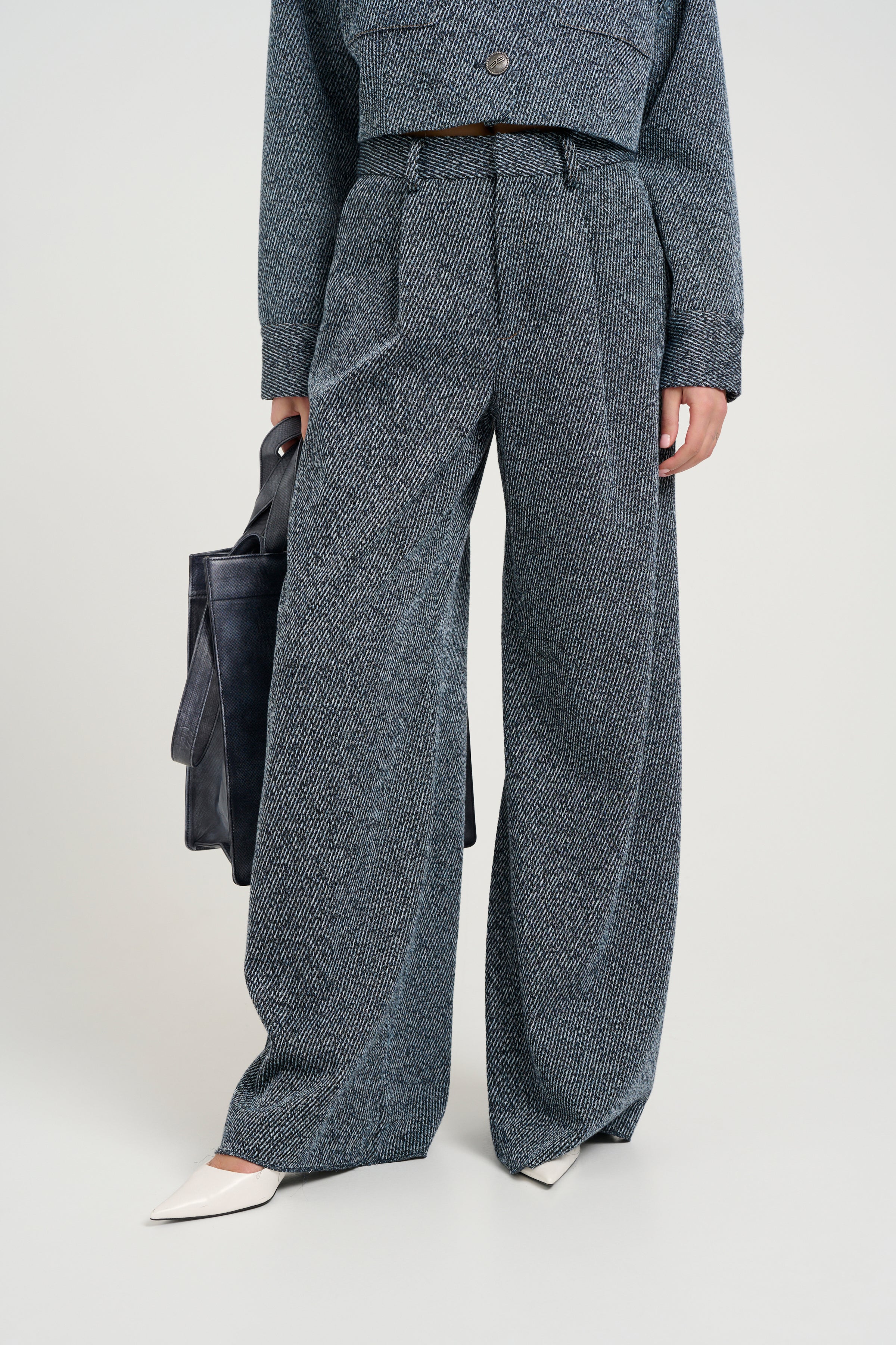 BelmaGZ HW bukser - Blue Twill Structure